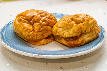 Turkish Wet Burger with sauce / islak hamburger.