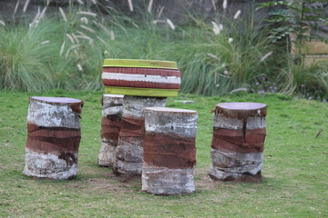 beehives in the garden