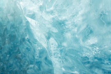 Obraz na płótnie Canvas frozen texture of ice