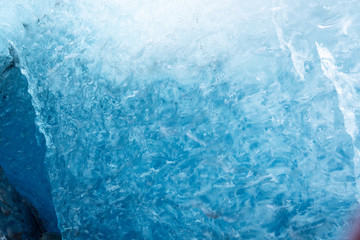 frozen pattern of ice