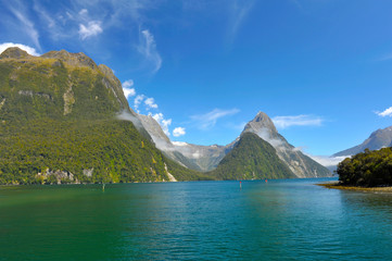 Milford Sound in the New Zealand