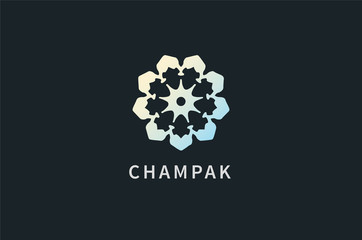 Stylish Flourish Logo Ornament For Your Company