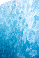 blue frozen texture of ice