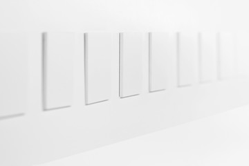 white minimalist empty art gallery