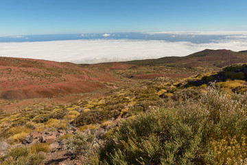 views of El Teide National Park in Tenerife, Canary Islands, Spain