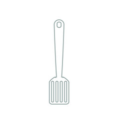 kitchen spatula on white background