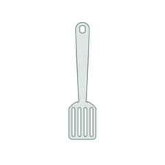 kitchen spatula on white background