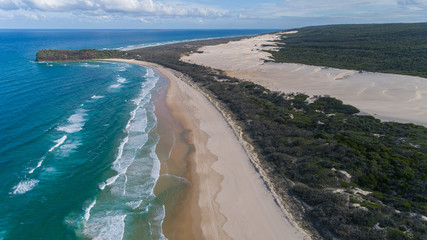 Fototapeta na wymiar Fraser Island, Queensland / Australia: March 2020: Indian Head