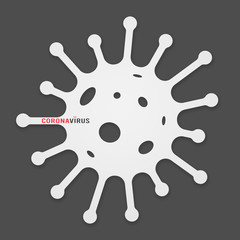Coronavirus covid-19. Vector illustration sign