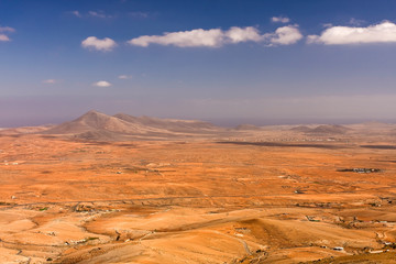 View of the Valle de Santa Ines from the Mirador de Morro Velosa, Betancuria, Fuerteventura, Canary Islands, Spain, Europe