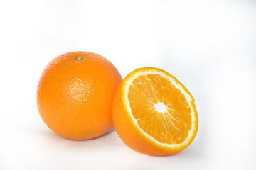 orange isolated on white background