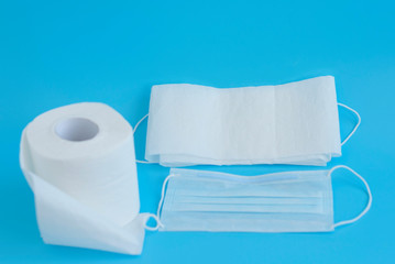 protective face mask made from toilet paper