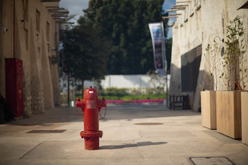 red fire hydrant middle east
