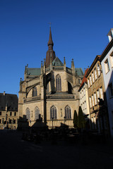 Fototapeta na wymiar Die Marien Kirche in Osnabrück