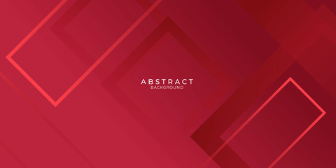  Abstract red modern background gradient color. Red maroon and white gradient with stylish line and square decoration suit for presentation design. 