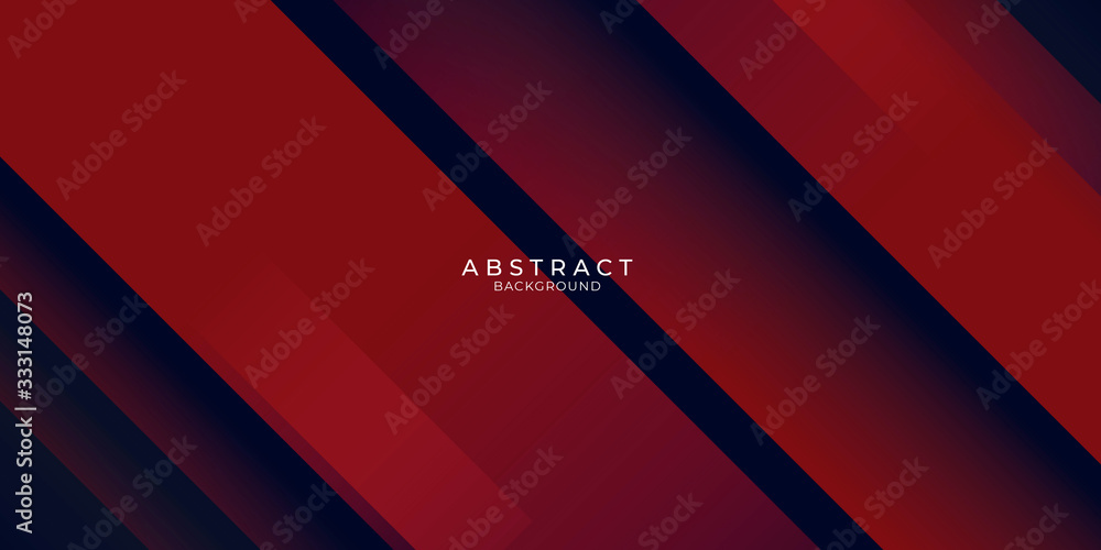 Wall mural abstract lines pattern technology on red gradients background.