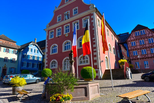 Rathaus Ettenheim in Baden W&uuml;rttemberg	