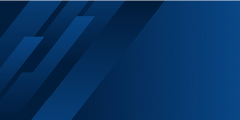 Gradient geometric shape navy bright blue background with dynamic diagonal rectangle crossed abstract 