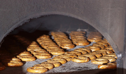 crispy, sesame Turkish bagel (Simit)