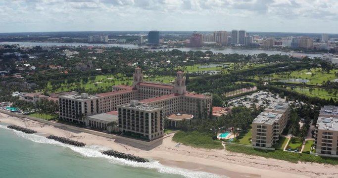 Aerial View of Palm Beach Florida
