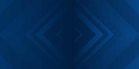 Minimal geometric arrow blue background. Dynamic blue shapes composition with orange lines. Abstract background modern hipster futuristic graphic. Vector abstract background texture design