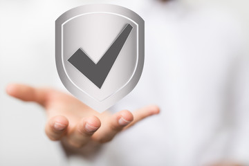 protection safe shield virus attack  3d