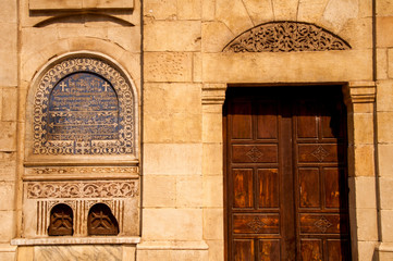 Doors of religion city of Cairo