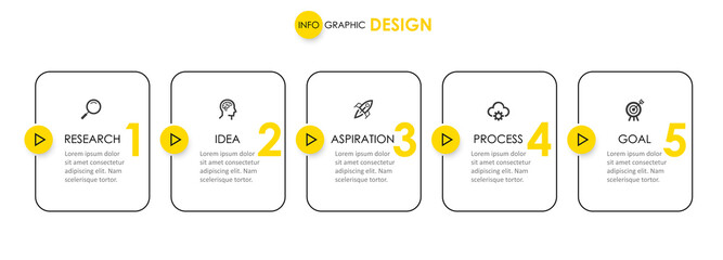 Vector infographic template