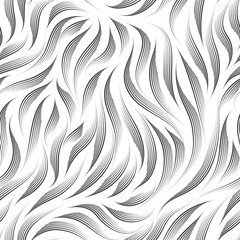 Plakat Vector seamless background.Texture of black stripes gel pen on a