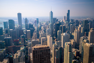 Fototapeta na wymiar Chicago city skyline, USA