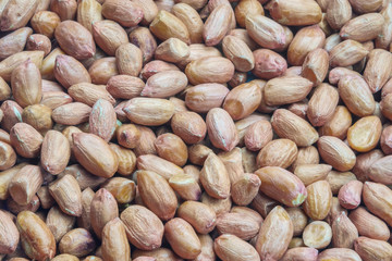 peeled peanuts closeup macro pattern background