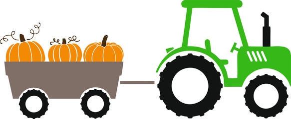 FARM TRACTOR SVG, tractor clipart, tractor cut file, tractor silhouette, tractor vector, tractor birthday svg, farming svg, construction svg © Volodymyr