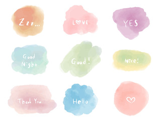 Watercolor Illustration, isolated on white background.