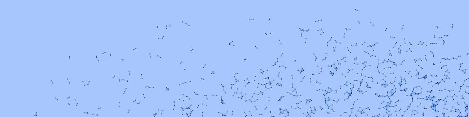 Network Mesh Procedural Art background illustration