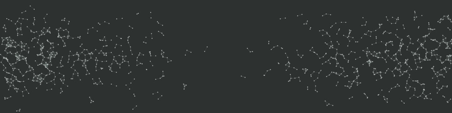 Network Mesh Procedural Art background illustration