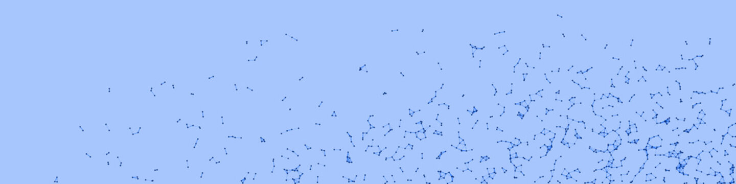 Network Mesh Procedural Art background illustration