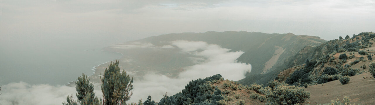 Panor&aacute;mica desde Pico de Malpaso, El Hierro