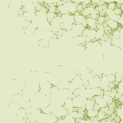 Obraz premium Network Mesh Procedural Art background illustration