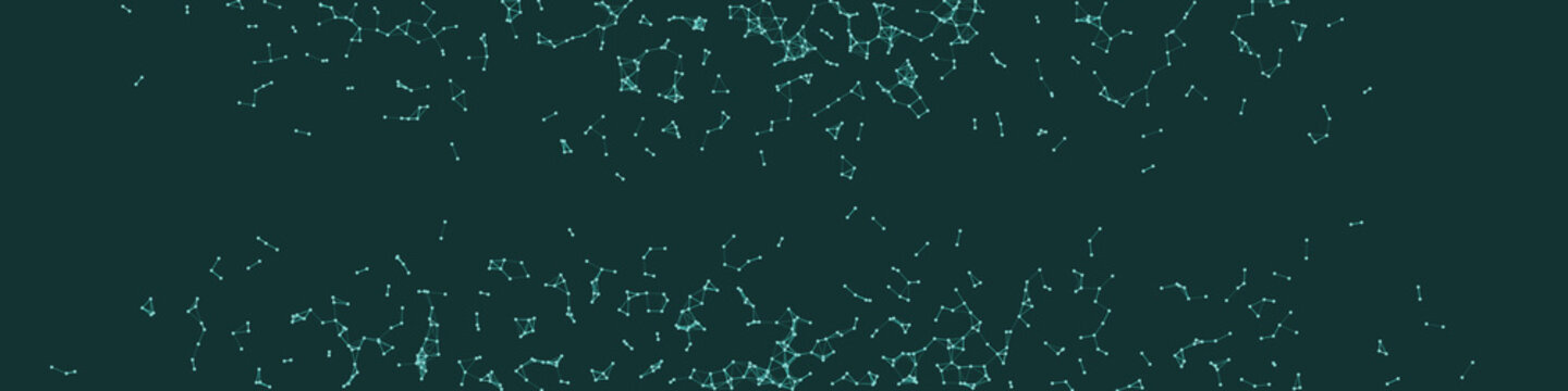 Network Mesh Procedural Art background illustration
