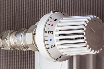 Fototapeta premium radiator with thermostat