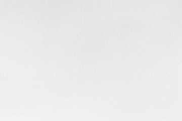 Snow white canvas background. Surface of fabric texture in white winter color.
