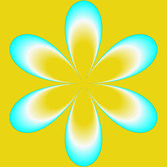 abstract background with flowers