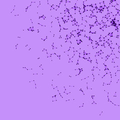 Obraz premium Network Mesh Procedural Art background illustration