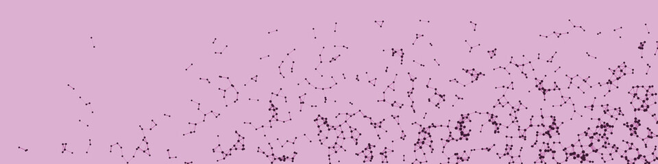 Network Mesh Procedural Art background illustration