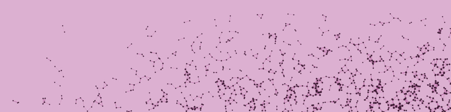 Network Mesh Procedural Art background illustration
