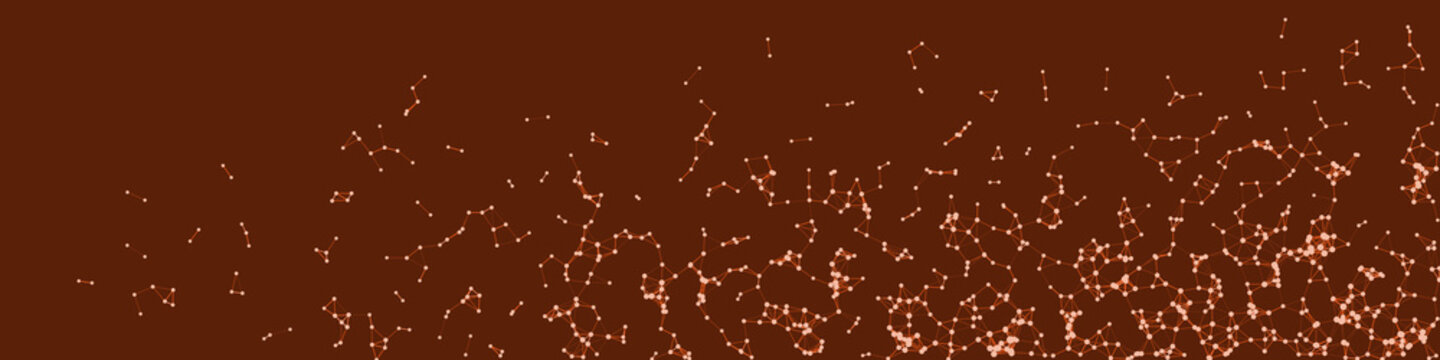 Network Mesh Procedural Art background illustration