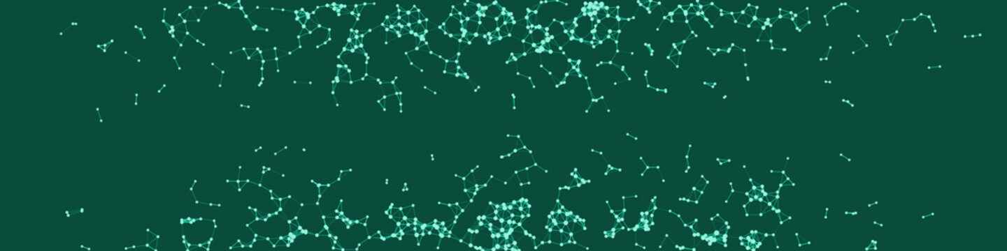 Network Mesh Procedural Art background illustration
