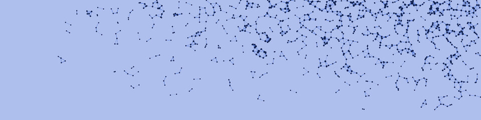 Network Mesh Procedural Art background illustration