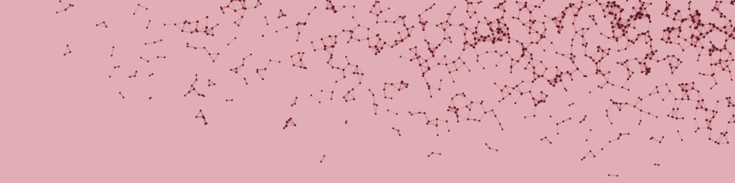 Network Mesh Procedural Art background illustration