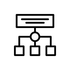 Workflow Vector Colour With Line Icon Illustration